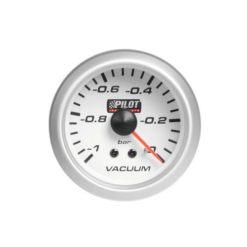 Lampa vákuum nyomásmérő - fehér - 52mm