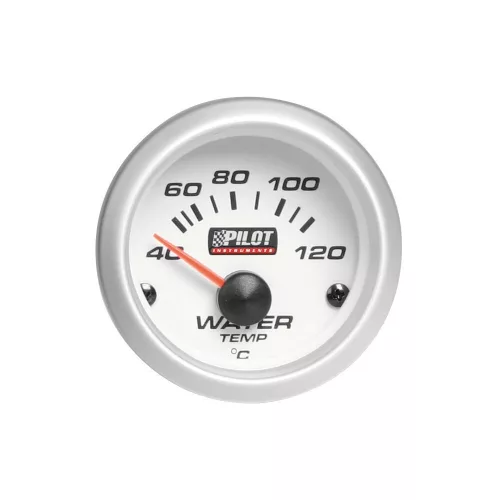 Lampa vízhőfok mérő fehér számlappal - 52mm