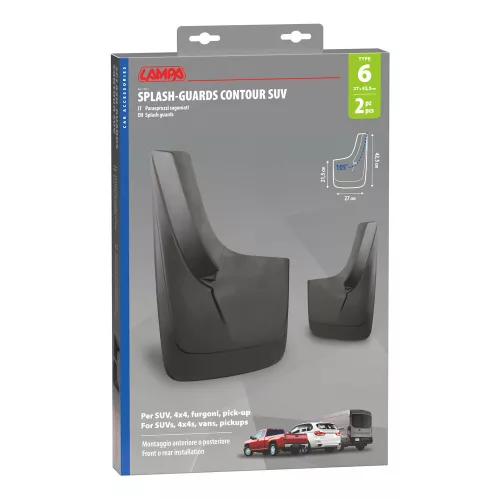 Lampa sárfogó gumi, sárvédő gumi, párban - 27x42,5 cm