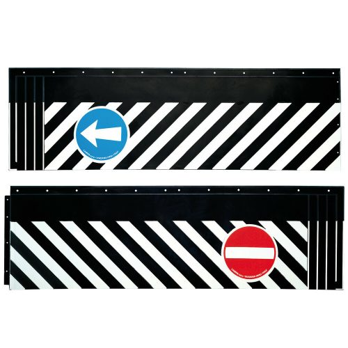 Lampa TGK Fekete PVC sárvédő jelzéssel - 240x37cm