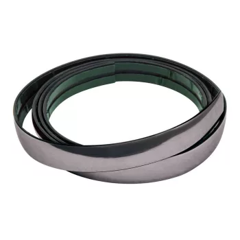 Lampa fekete-króm díszcsík - 39mm/4m