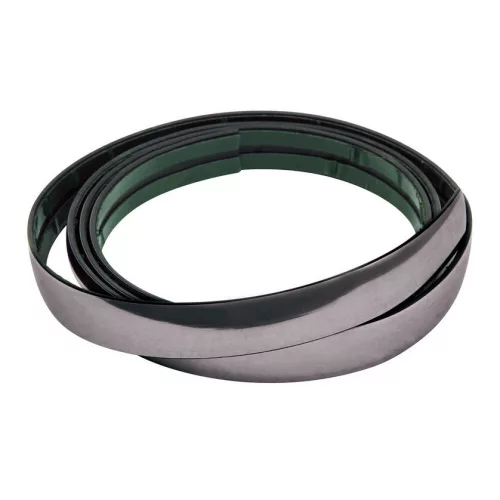 Lampa fekete-króm díszcsík - 39mm/4m