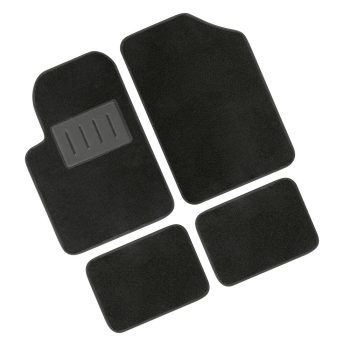   Lampa Basic Gran Pree 4 darabos univerzális textil szőnyegkészlet - fekete