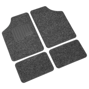   Lampa Pro-Fit3 - 4 részes, autós szőnyegszett, szövet, fekete-szürke színű