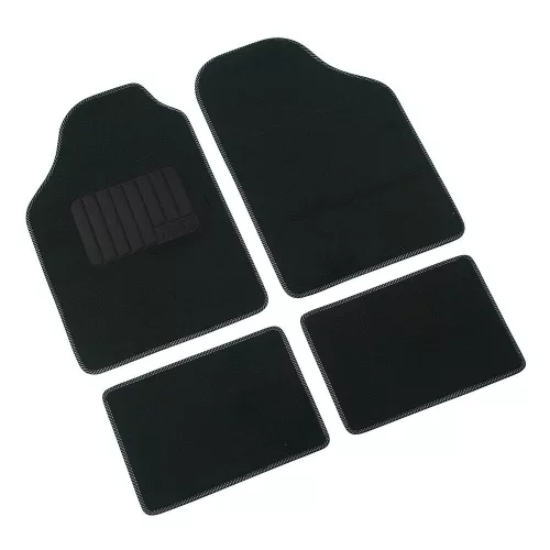 Lampa SUPRA B - 4 részes autószőnyeg szett, műanyagszövet, fekete színű