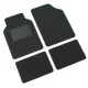 Lampa SUPRA C - 4 részes autószőnyeg szett, műanyagszövet, antracit színű