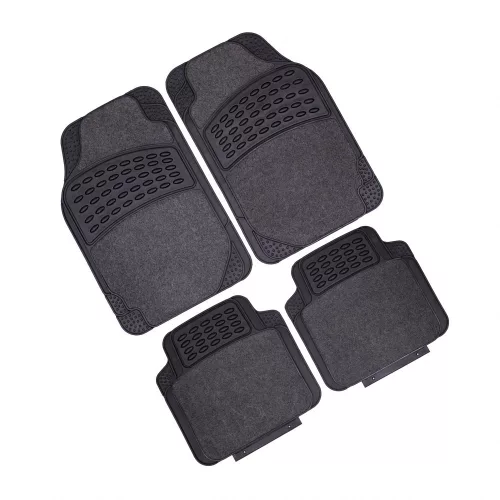 Lampa Aladino 4D - 4 részes autószőnyeg szett, PVC-textil, fekete színű