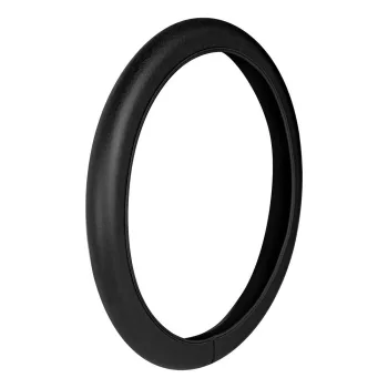   Lampa Skin-Cover rugalmas, valódi bőr kormányvédő - fekete - 38-40cm