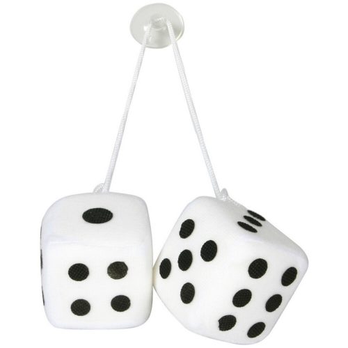Lampa dobókocka tükörre - fehér