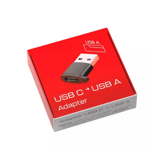 Lampa USB USB-C OTG adapter