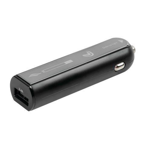 Elektromos öngyújtó, powerbank USB csatlakozóval - 12/24V