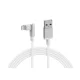 Lampa Lightning töltő-adatkábel - 100cm / 90°