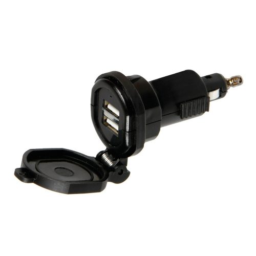 Lampa DIN-Tech 2 USB töltőfej DIN-steckerbe - 3000mA - 12/32V