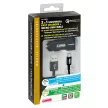 Lampa szivargyújtós töltő + Micro USB kábel - 12/24V