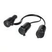Szivargyújtó elosztó, dupla +USB
