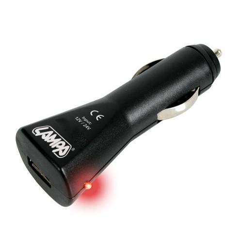 Lampa - szivargyújtós töltő - USB 1000mA