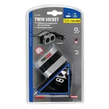 Szivargyújtó elosztó 2-es - 12V