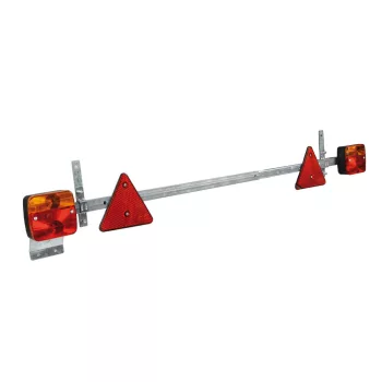   Hátsó világítás és rendszám tartó kerékpártartóra - 12-24V