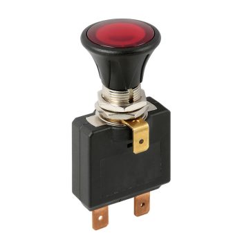 Húzó-nyomó kapcsoló - piros