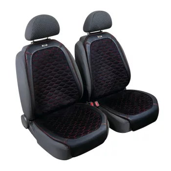 Lampa Daytona 2db-os ülésvédő előre - fekete/piros