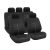 LAMPA Rapid - 9 részes üléshuzat szett, univerzális, fekete-szürke