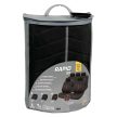 LAMPA Rapid - 9 részes üléshuzat szett, univerzális, fekete-szürke