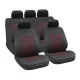 LAMPA Hive - 9 részes üléshuzat szett, univerzális, fekete-piros
