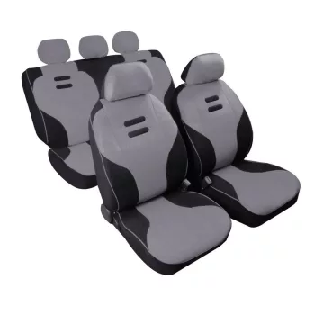   LAMPA Kynox - 9 részes üléshuzat szett, univerzális, szürke-fekete