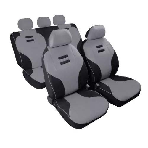 LAMPA Kynox - 9 részes üléshuzat szett, univerzális, szürke-fekete