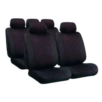   LAMPA Glamour - 9 részes üléshuzat szett, univerzális, fekete színű