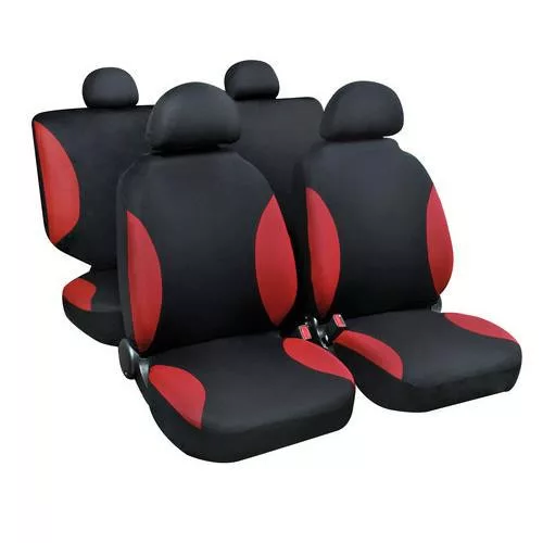 LAMPA Palinuro - 8 részes üléshuzat szett, univerzális, fekete-piros