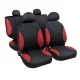 LAMPA Palinuro - 8 részes üléshuzat szett, univerzális, fekete-piros