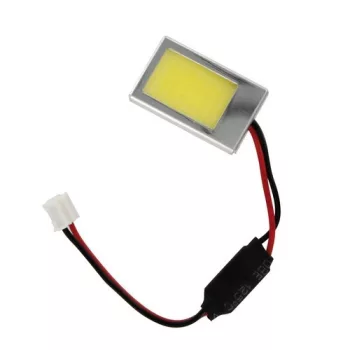 Lampa 10-30V COB Led panael, 28x18mm, fehér színű