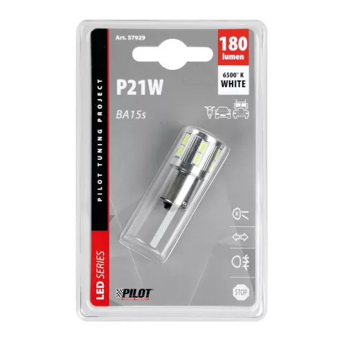 Lampa 10-30V BA15S 17 SMD LED, fehér színű