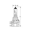 Lampa 12V H15 15/55W izzó,