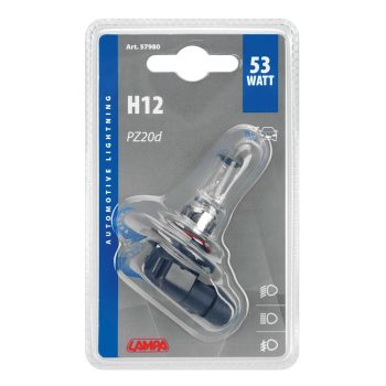 Lampa 12V H12 53W izzó, 1db