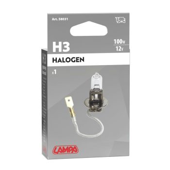 Lampa 12V H3 100W izzó,