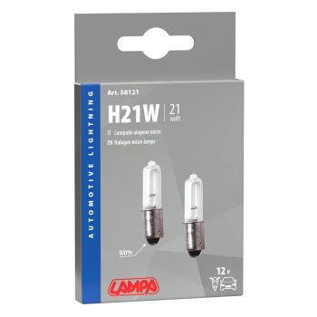 Lampa 12V H21W izzó, - párban