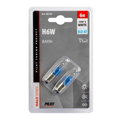 Lampa Blu-Xe 12V BAX9s, (H6W) izzó, - párban