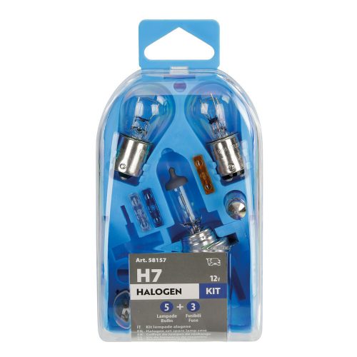 Lampa 12V H7 izzókészlet 8 darabos