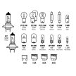 Lampa 12V H7 (H7x2db) izzókészlet 19 darabos