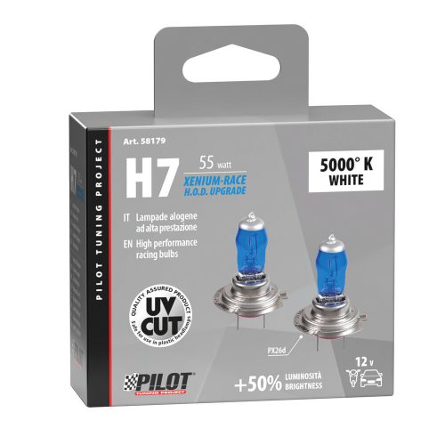 Lampa Xenium-Race H7 HOD izzó pár - PX26d - 55W - 12V