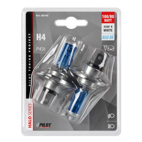 Lampa Blu-Xe 12V H4 100/80W izzó, - párban