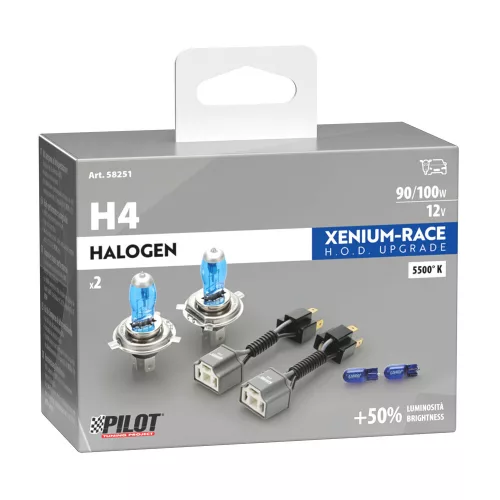 Lampa Xenium Race Bonus-Pack 12V H4 90/100W izzó - párban