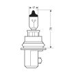 Lampa 12V HB1 9004 65/45W izzó, 1db (bliszter)
