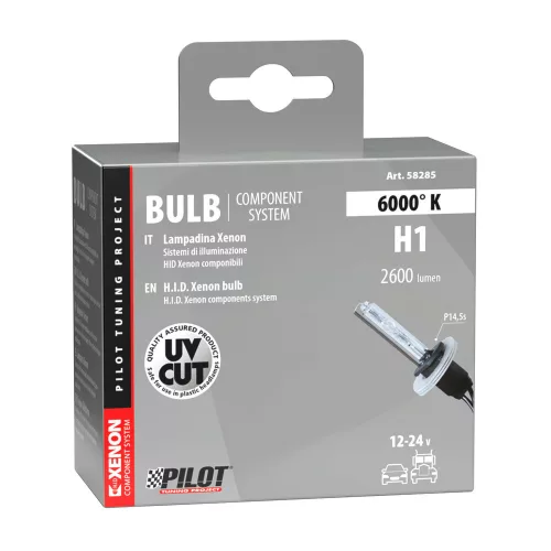 H1 xenon izzó - 12V/24V 6000K - 1db