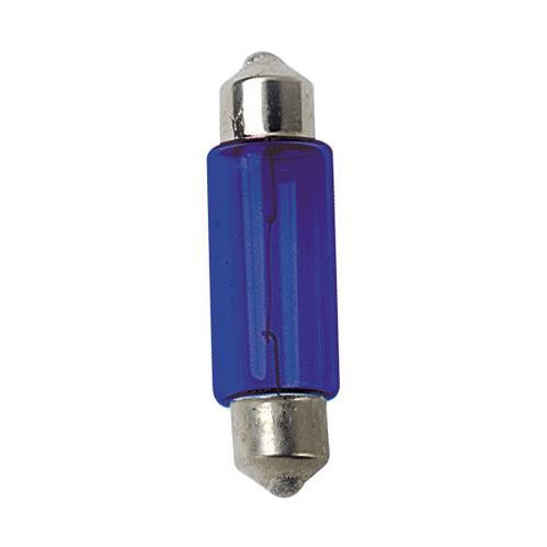 Lampa Blu-Xe SV8,5-8, (C10W) 11x35mm izzó, kék színű, - párban