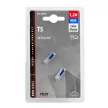 Lampa T5 üveg izzó - 1,2W 12V - kék - párban