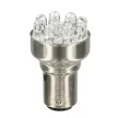 Lampa 12V BAY15D 11 LED dióda, fehér színű