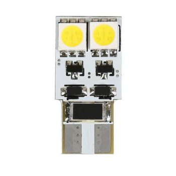 Lampa 12V T10 4 SMD, fehér színű, pár (Can-Bus)